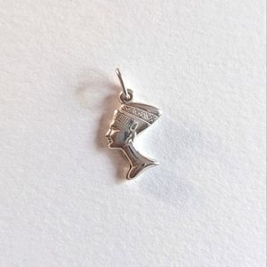 Egyptian Woman Bust Charm, Nefertiti, Royal Wife